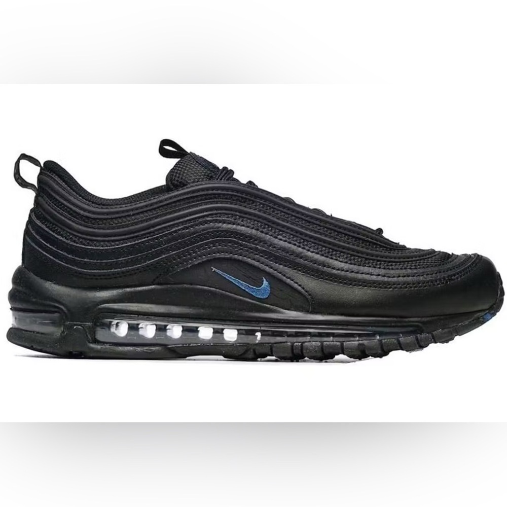 Nike air max 97 Kids Black and Blue Sneakers